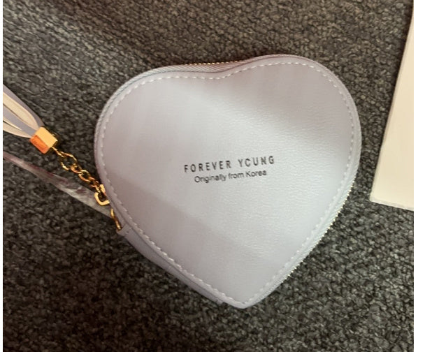 Personalized Key Chain Lovely Heart-shaped Coin Bag Limorista