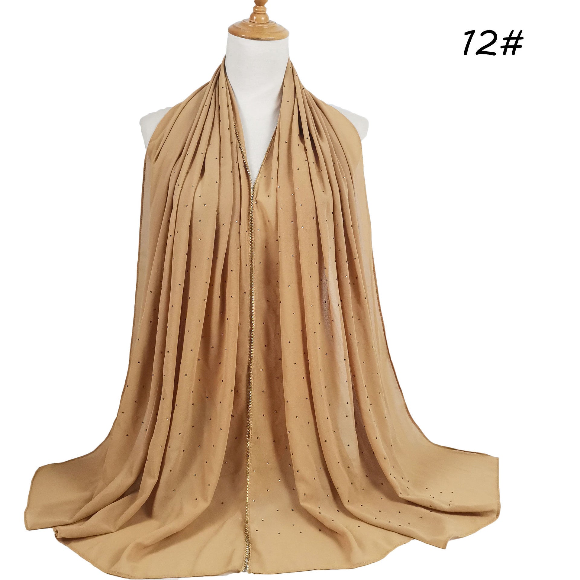 Chain Pearl Chiffon Hui Hood Limorista