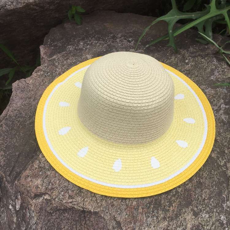 Straw Hat Parent-Child Hat Watermelon Sun Shade Sun Hat Limorista