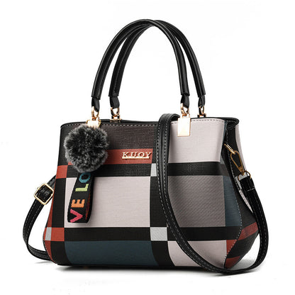 The New Trendy Ladies Middle-Aged Handbag All-Match Shoulder Bag Diagonal Mother Bag Limorista