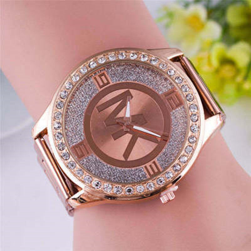 Alloy Diamond Fashion Trend Steel Band Men&