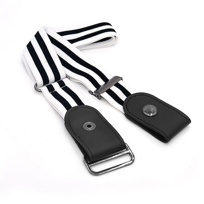 New Slim Elastic Invisible Belt Simple Lazy Belt Fat Elastic Leather Limorista