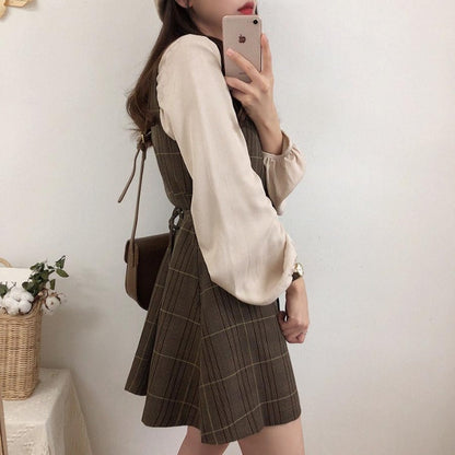 High And Thin Hong Kong Style Suspender Skirt Limorista