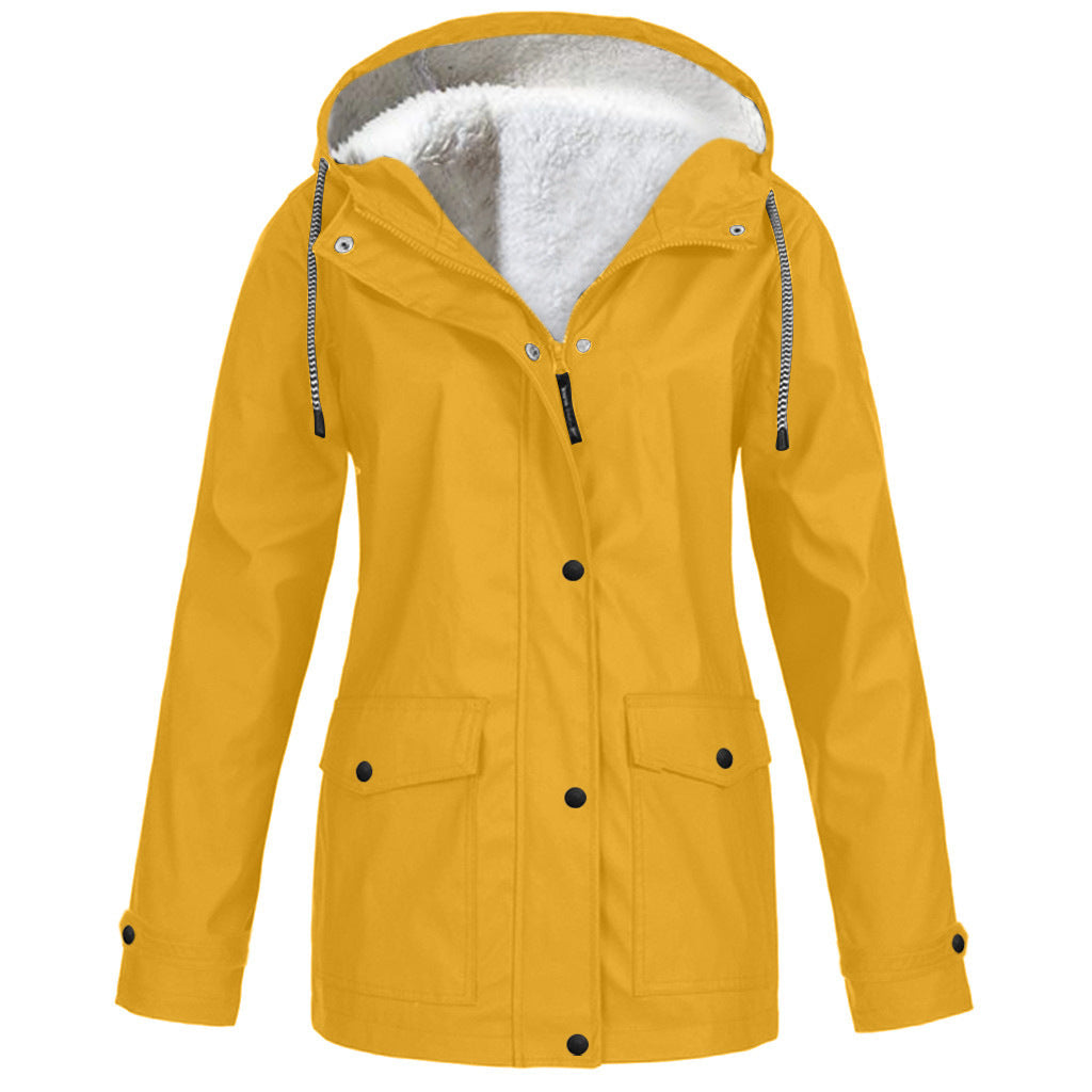 Fleece Jacket Outdoor Mountaineering Hooded Coat Winter Outwear Limorista