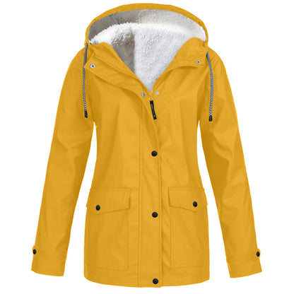 Fleece Jacket Outdoor Mountaineering Hooded Coat Winter Outwear Limorista