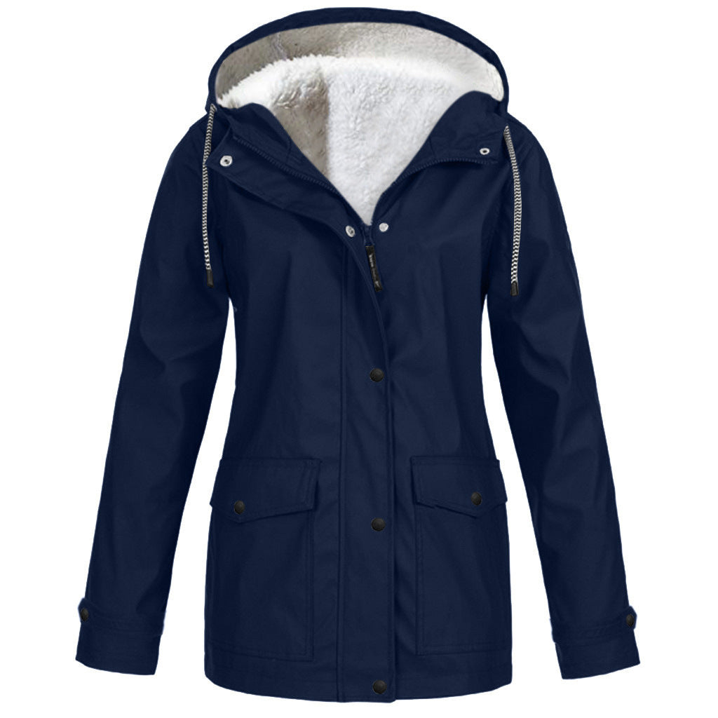 Fleece Jacket Outdoor Mountaineering Hooded Coat Winter Outwear Limorista