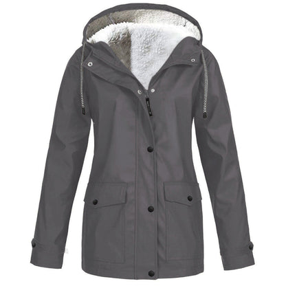 Fleece Jacket Outdoor Mountaineering Hooded Coat Winter Outwear Limorista