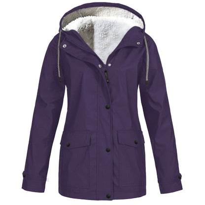 Fleece Jacket Outdoor Mountaineering Hooded Coat Winter Outwear Limorista