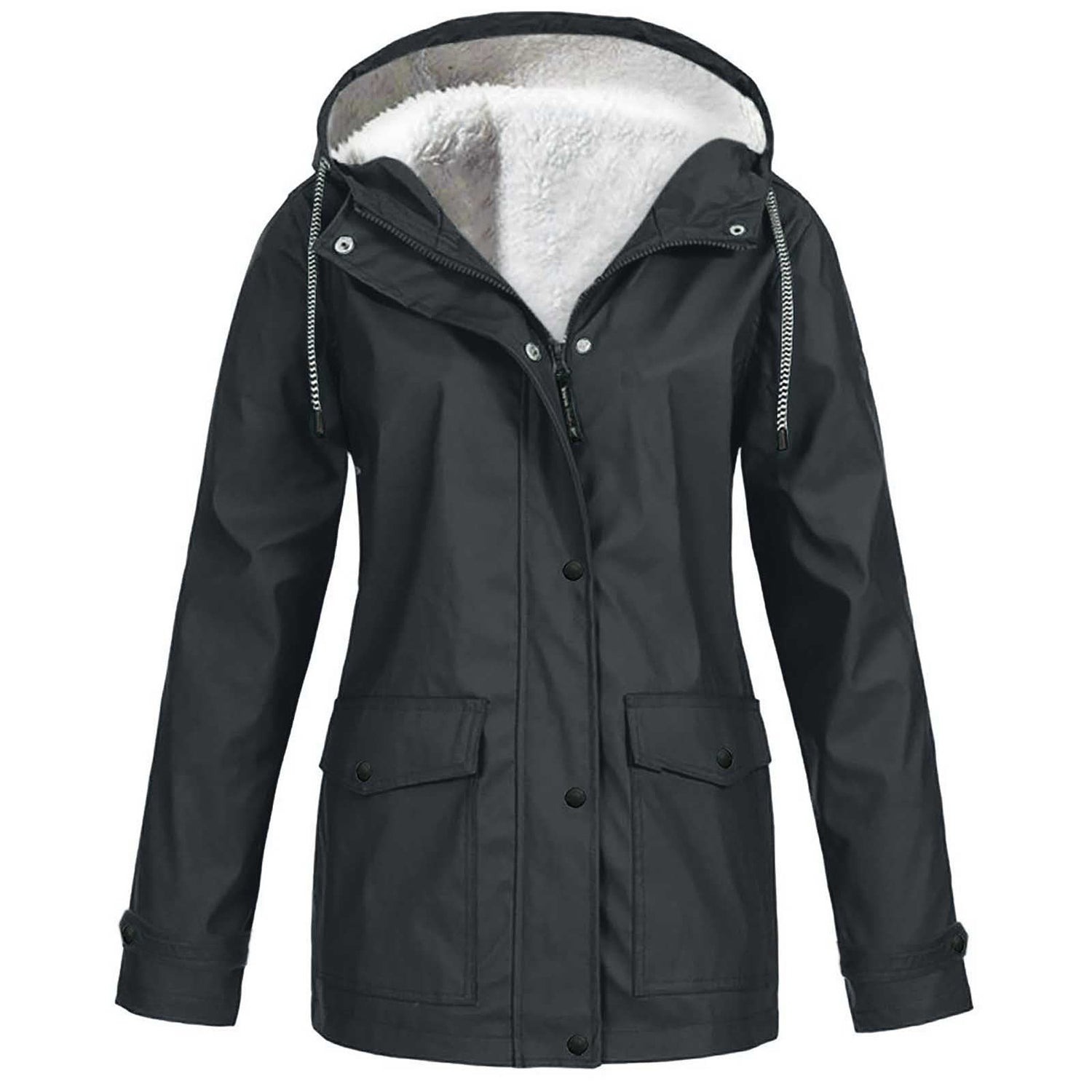 Fleece Jacket Outdoor Mountaineering Hooded Coat Winter Outwear Limorista