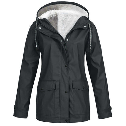 Fleece Jacket Outdoor Mountaineering Hooded Coat Winter Outwear Limorista