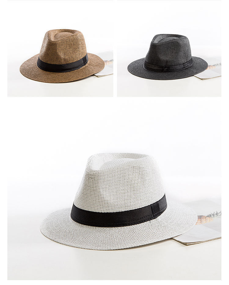 Casual Jazz Beach Straw British Hat Limorista