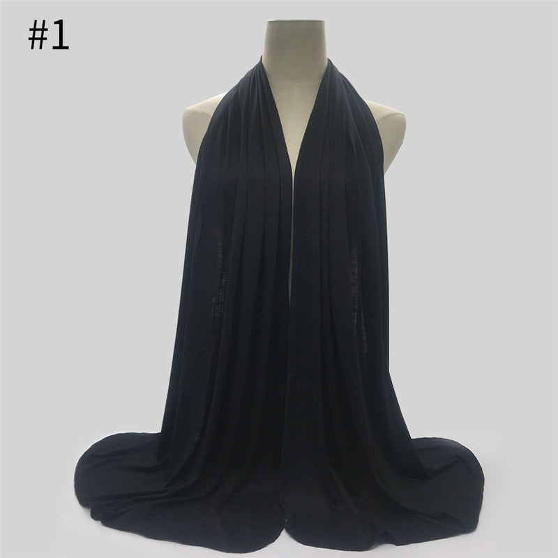 170x60cm Fashion Jersey Hijab Scarf Long Muslim Shawl Limorista