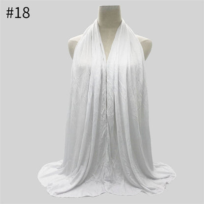 170x60cm Fashion Jersey Hijab Scarf Long Muslim Shawl Limorista