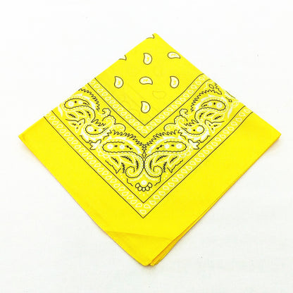 55 cm Polyester Turban Cashew Square Scarf Limorista