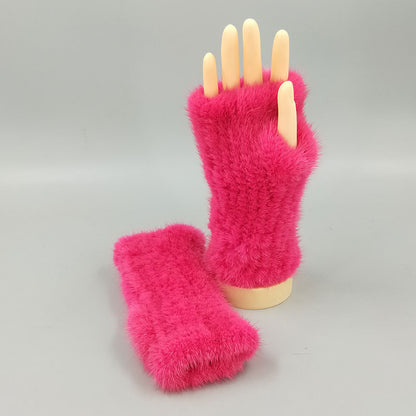 Thickened Warm Winter Wristband Mid-length Gloves Limorista