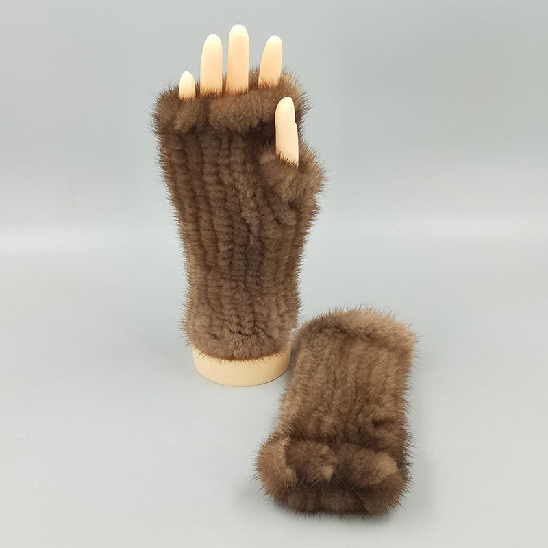 Thickened Warm Winter Wristband Mid-length Gloves Limorista