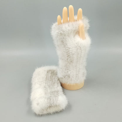 Thickened Warm Winter Wristband Mid-length Gloves Limorista