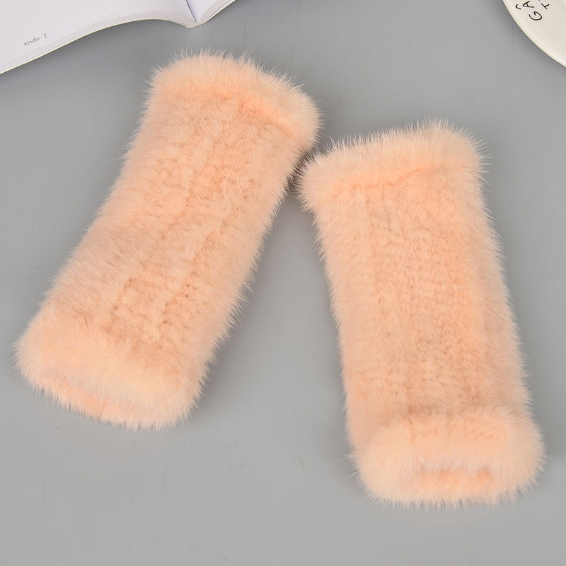 Thickened Warm Winter Wristband Mid-length Gloves Limorista