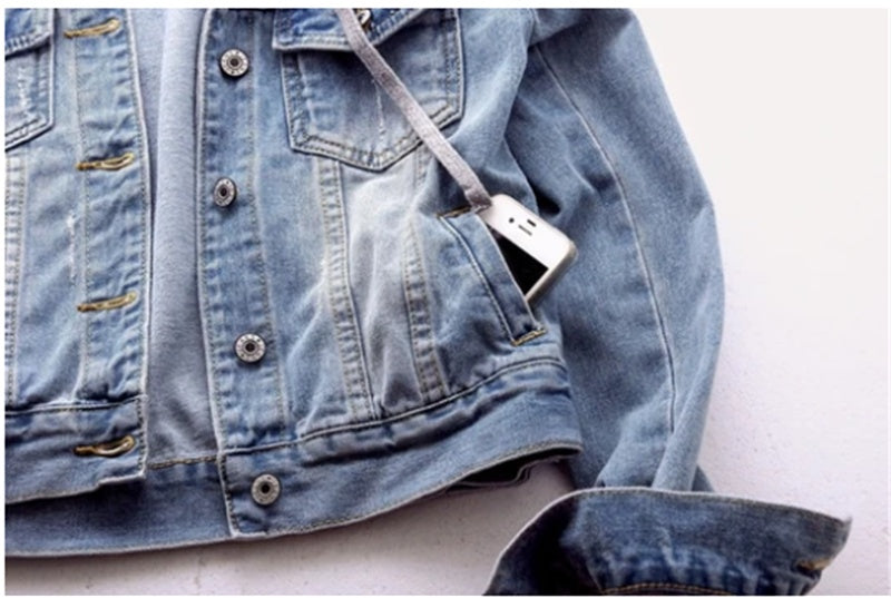 Long-sleeved Slim Jacket All-match Student Top Limorista