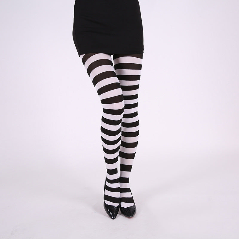 Party Costume Props Striped Pantyhose Halloween Christmas Pantyhose Stockings Limorista