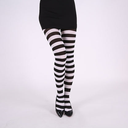 Party Costume Props Striped Pantyhose Halloween Christmas Pantyhose Stockings Limorista