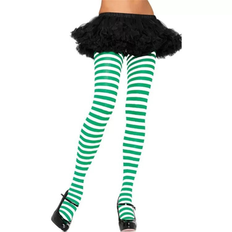 Party Costume Props Striped Pantyhose Halloween Christmas Pantyhose Stockings Limorista