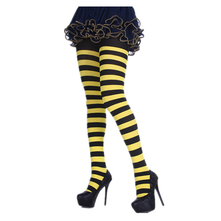 Party Costume Props Striped Pantyhose Halloween Christmas Pantyhose Stockings Limorista