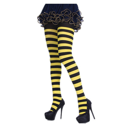 Party Costume Props Striped Pantyhose Halloween Christmas Pantyhose Stockings Limorista