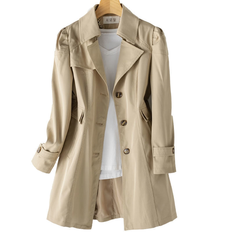 Mid-length Slim-fit Korean Jacket All-match Top Limorista