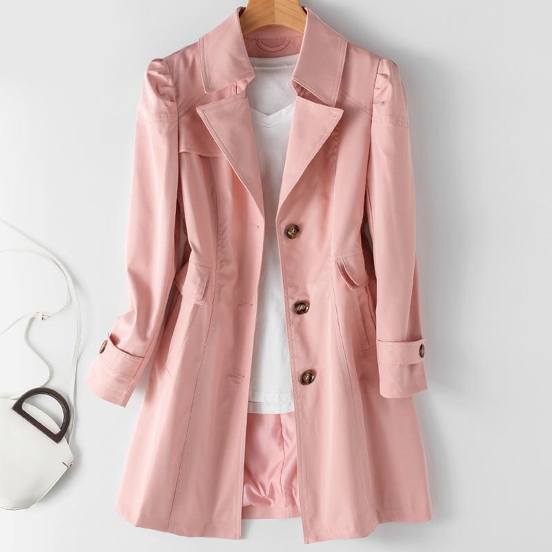 Mid-length Slim-fit Korean Jacket All-match Top Limorista