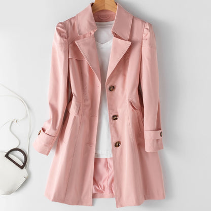Mid-length Slim-fit Korean Jacket All-match Top Limorista
