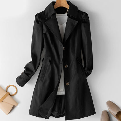 Mid-length Slim-fit Korean Jacket All-match Top Limorista
