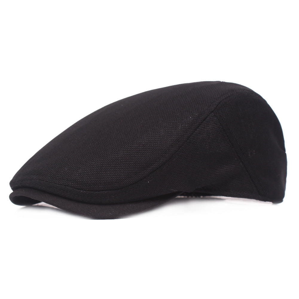 Spring And Summer Monochrome Breathable Mesh Beret Limorista