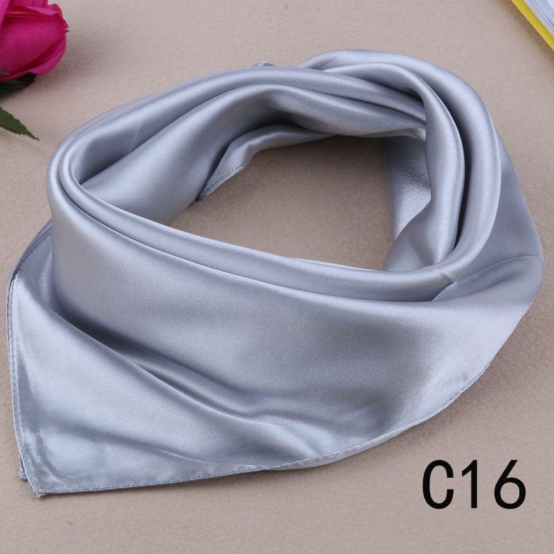 Korean Wild Literary Silk Scarf Decoration Scarf Small Square Limorista