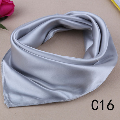 Korean Wild Literary Silk Scarf Decoration Scarf Small Square Limorista