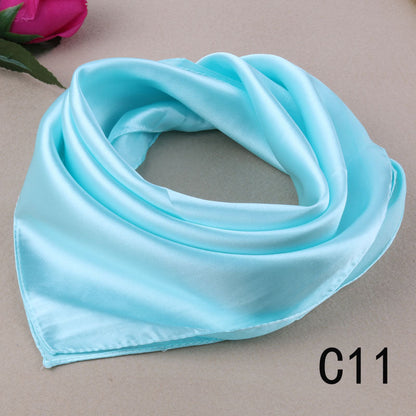Korean Wild Literary Silk Scarf Decoration Scarf Small Square Limorista