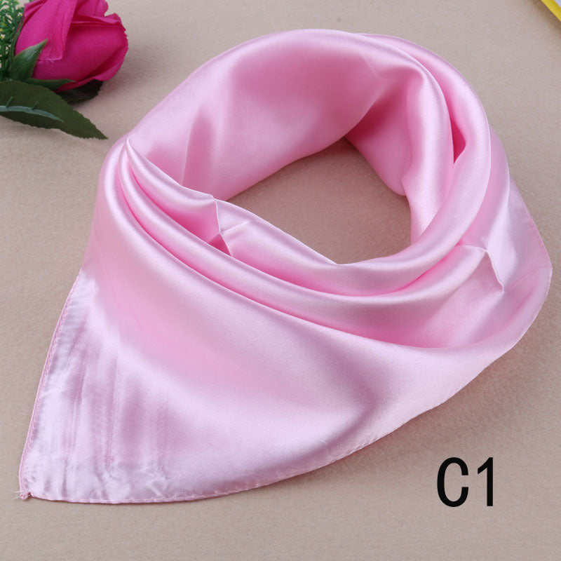 Korean Wild Literary Silk Scarf Decoration Scarf Small Square Limorista