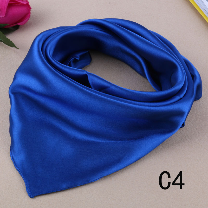 Korean Wild Literary Silk Scarf Decoration Scarf Small Square Limorista