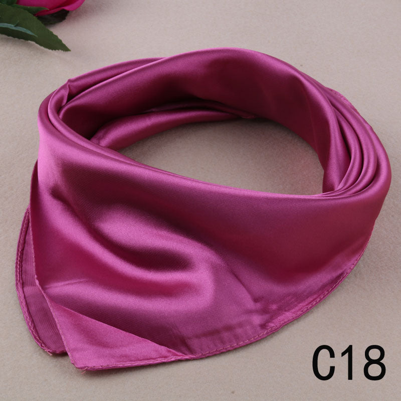 Korean Wild Literary Silk Scarf Decoration Scarf Small Square Limorista