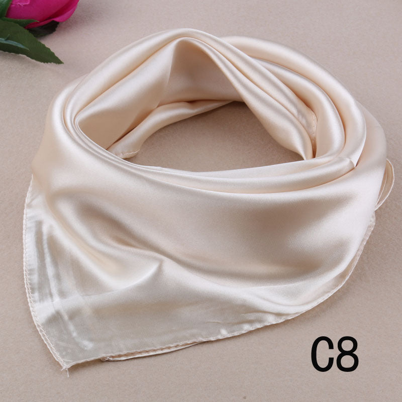 Korean Wild Literary Silk Scarf Decoration Scarf Small Square Limorista