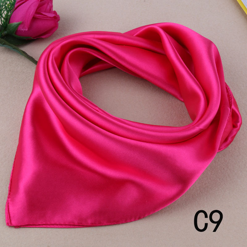 Korean Wild Literary Silk Scarf Decoration Scarf Small Square Limorista