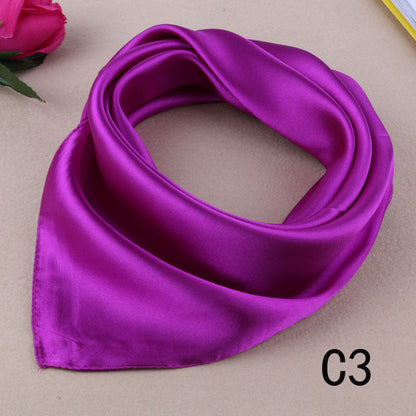 Korean Wild Literary Silk Scarf Decoration Scarf Small Square Limorista