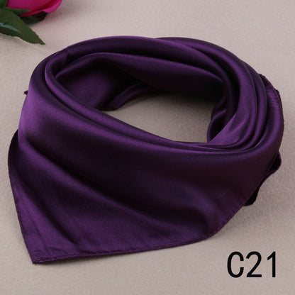 Korean Wild Literary Silk Scarf Decoration Scarf Small Square Limorista