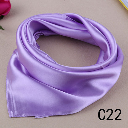Korean Wild Literary Silk Scarf Decoration Scarf Small Square Limorista