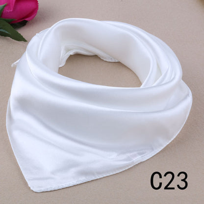 Korean Wild Literary Silk Scarf Decoration Scarf Small Square Limorista