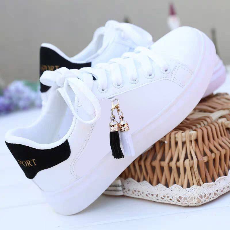 Mesh white shoes ladies fashion breathable shoes students Korean casual shoes sports shoes flat shoes womens shoes Limorista