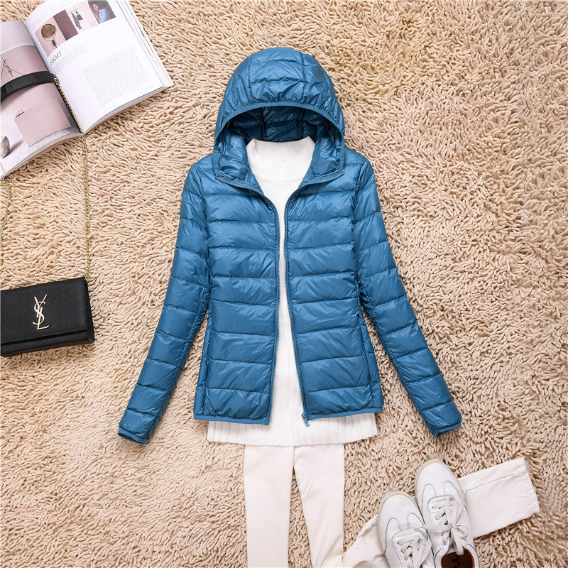 Loose Jacket Plus Fat Plus Size Light And Thin Down Jacket Women Short Short Fat Sister Catty Fat Mm Special Mother Thin Limorista