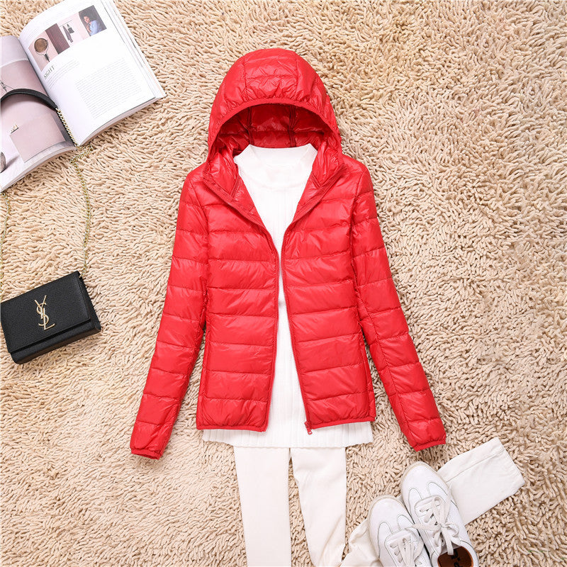 Loose Jacket Plus Fat Plus Size Light And Thin Down Jacket Women Short Short Fat Sister Catty Fat Mm Special Mother Thin Limorista