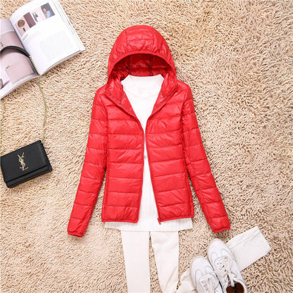 Loose Jacket Plus Fat Plus Size Light And Thin Down Jacket Women Short Short Fat Sister Catty Fat Mm Special Mother Thin Limorista