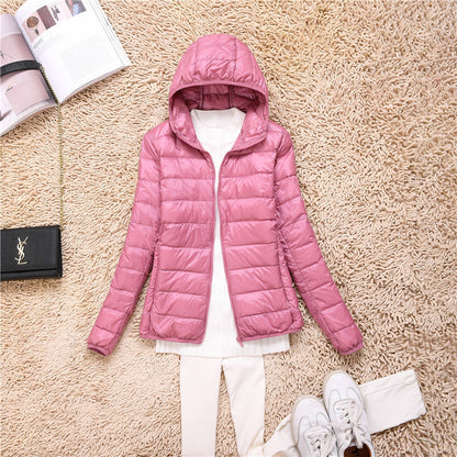 Loose Jacket Plus Fat Plus Size Light And Thin Down Jacket Women Short Short Fat Sister Catty Fat Mm Special Mother Thin Limorista